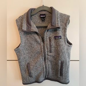 Patagonia Boys Gray Zip Up Vest